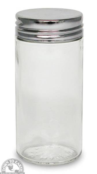 Down To Earth - Round Spice Jar with Stainless Steel Shaker Top