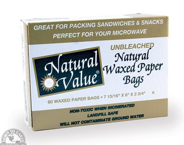 Down To Earth - Waxed Paper Bags - Unbleached