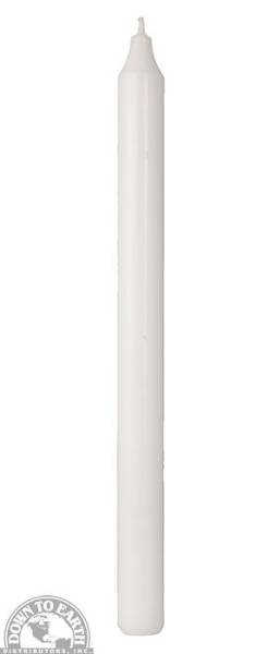 Down To Earth - Danish Candle 12" - White