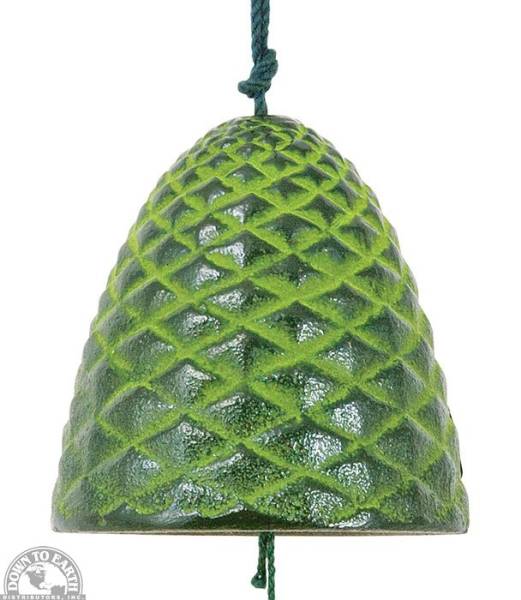 Down To Earth - Windbell - Large Green Pine Cone