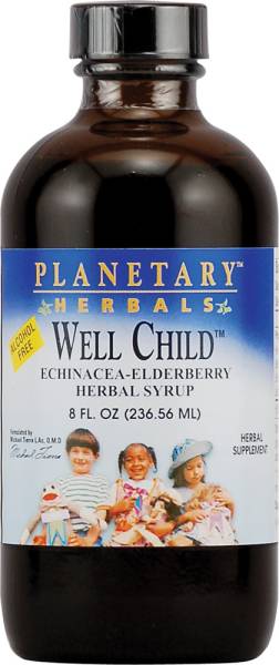 Planetary Herbals - Planetary Herbals Well Child Echinacea-Elderberry Herbal Syrup 8 oz