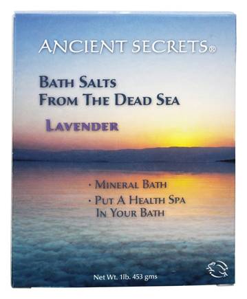 Ancient Secrets - Ancient Secrets Dead Sea Bath Salts Lavender 1 lb