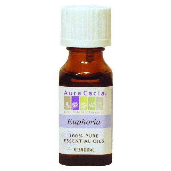 Aura Cacia - Aura Cacia Aromatherapy Oil Blend 0.5 oz- Euphoria