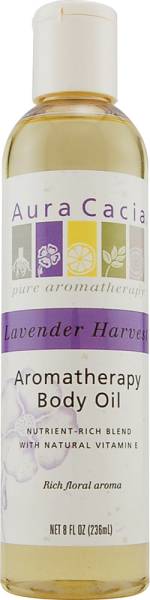 Aura Cacia - Aura Cacia Bath/Massage Oil 8 oz- Lavender Harvest