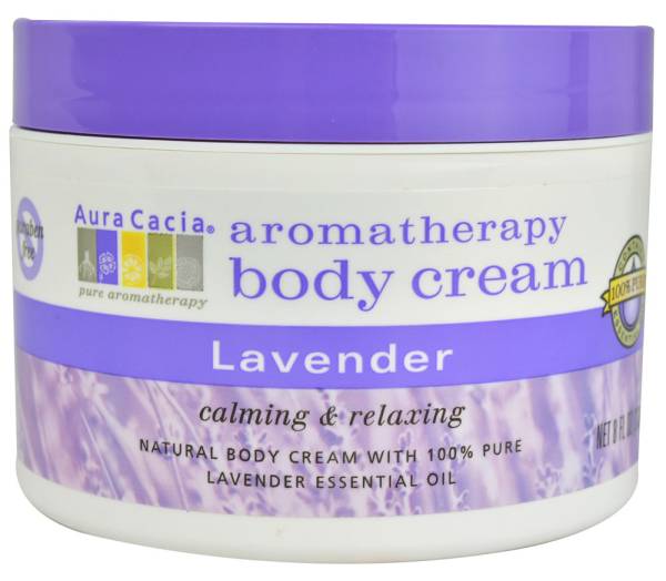 Aura Cacia - Aura Cacia Body Cream 8 oz -Lavender