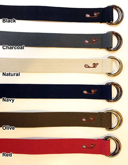 Barefoot Yoga - Barefoot Yoga Practice Strap with Brass D-Rings 8 ft - Natural