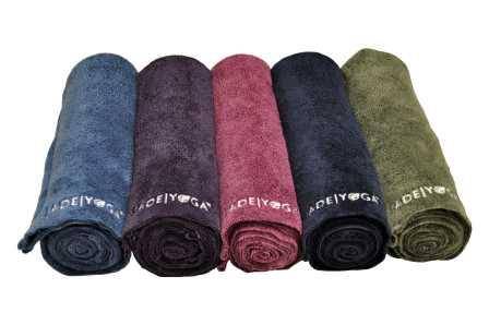 Jade Yoga - Jade Yoga Microfiber Yoga Towel - Slate Blue