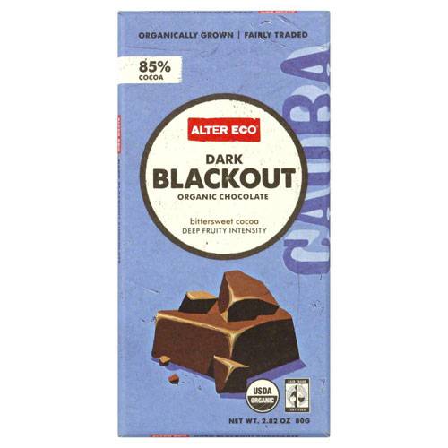 Alter Eco - Alter Eco Alter Eco Dark Blackout Organic Chocolate 2.82 oz (4 Pack)