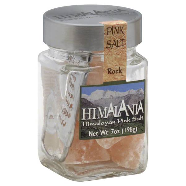 Himalania - Himalania Pink Salt Glass Jar with Grater 7 oz (6 Pack)