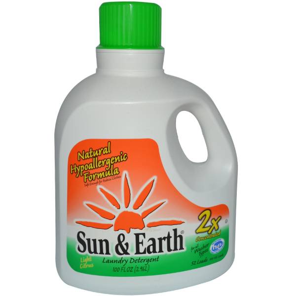 Sun & Earth - Sun & Earth Deep Cleaning Formula Laundry Detergent 100 oz (4 Pack)