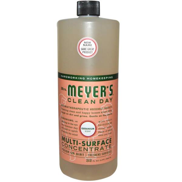Mrs. Meyer's - Mrs. Meyer's Concentrated Multi Surface Cleaner 32 oz - Geranium (6 Pack)