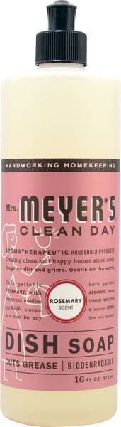 Mrs. Meyer's - Mrs. Meyer's Liquid Dish Soap 16 oz - Rosemary (6 Pack)