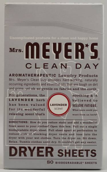 Mrs. Meyer's - Mrs. Meyer's Dryer Sheets - Lavender (12 Pack)