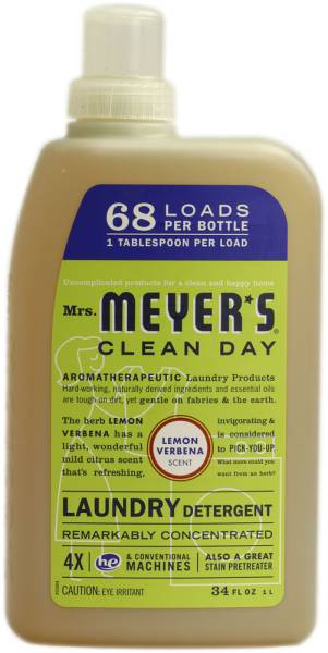 Mrs. Meyer's - Mrs. Meyer's Laundry Detergent 68 Loads 34 oz - Lemon Verbena (6 Pack)