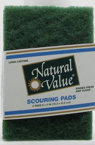 Natural Value - Natural Value Scouring Pads 2 ct (24 Pack)