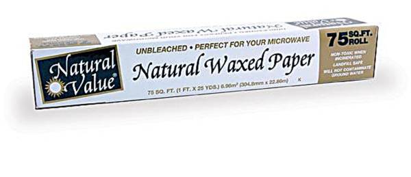 Natural Value - Natural Value Waxed Paper 75 ft (12 Pack)