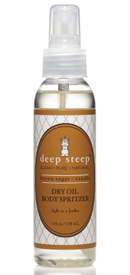Deep Steep - Deep Steep Dry Oil Body Spritzer Brown Sugar Vanilla 4 oz