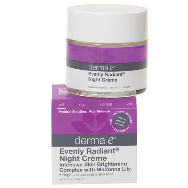Derma E - Derma E Evenly Radiant Brightening Night Creme with Vitamin C 2 oz