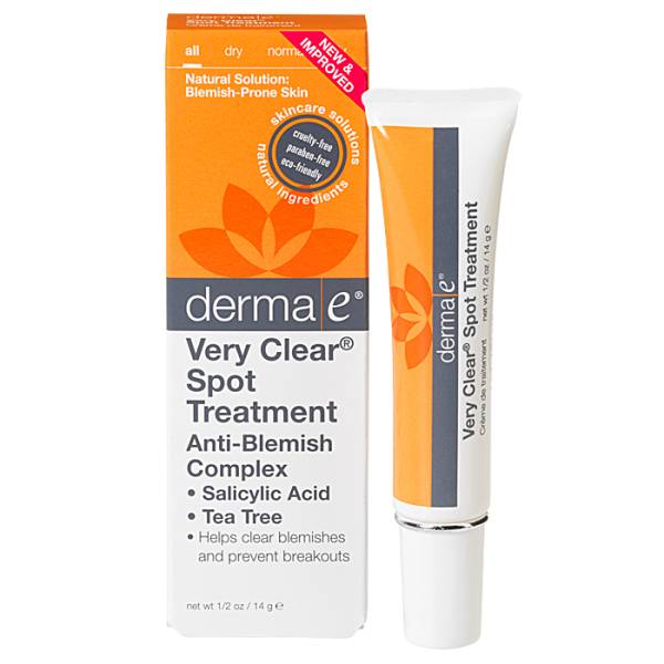 Derma E - Derma E Very Clear Acne Spot Treatment 2% Salicylic Acid Acne Medication 0.5 oz