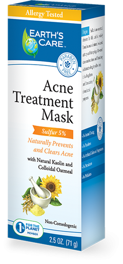 Earth's Care - Earth's Care Acne Treatment Mask (5% Sulfur) 2.5 oz