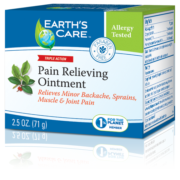 Earth's Care - Earth's Care Pain Relieving Ointment 2.5 oz