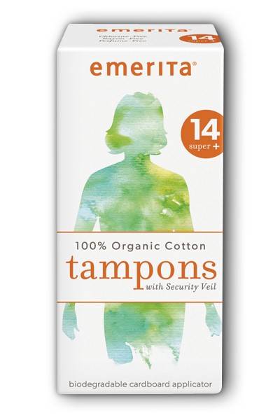 Emerita - Emerita Oganic Cotton Super Plus Tampons 14 ct