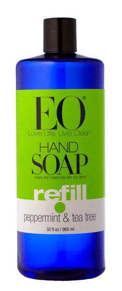 Eo Products - EO Products Hand Soap Peppermint & Tea Tree Refill 32 oz