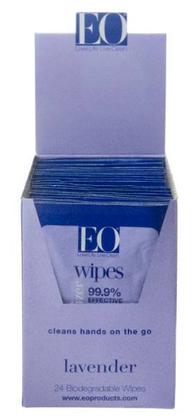 Eo Products - EO Products Sanitizing Hand Wipes Lavender 240 ct