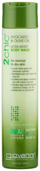 Giovanni Cosmetics - Giovanni Cosmetics 2chic Avocado & Olive Oil Ultra Moist Body Wash 10.5 oz