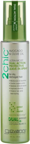 Giovanni Cosmetics - Giovanni Cosmetics 2chic Avocado & Olive Oil Ultra Moist Dual Action Protective Leave-in Spray 4 oz