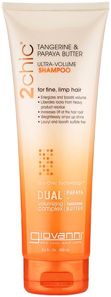 Giovanni Cosmetics - Giovanni Cosmetics 2chic Ultra Volume Shampoo with Tangerine & Papaya Butter 8.5 oz