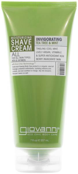 Giovanni Cosmetics - Giovanni Cosmetics Shave Cream (Invigorating) Tea Tree & Mint 7 oz