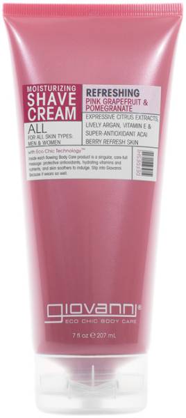 Giovanni Cosmetics - Giovanni Cosmetics Shave Cream (Refreshing) Pink Grapefruit & Pomegranate 7 oz