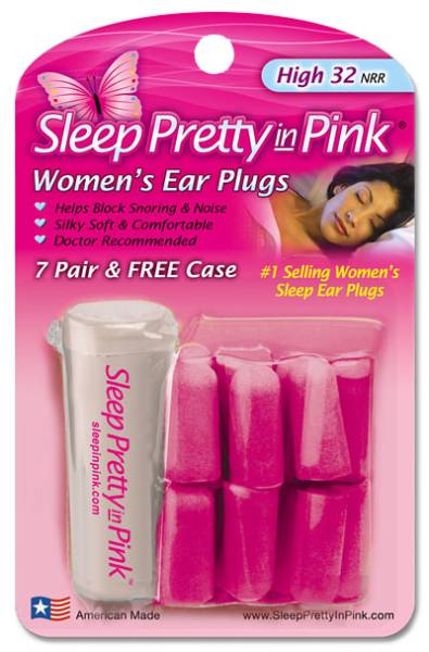Hearos - Hearos Sleep Pretty In Pink Women's Ear Plugs 7 Pair
