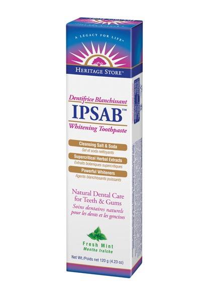 Heritage Products - Heritage Products Ipsab Whitening Toothpaste 4.23 oz