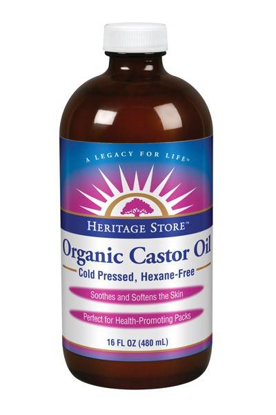 Heritage Products - Heritage Products Organic Castor Oil 16 oz