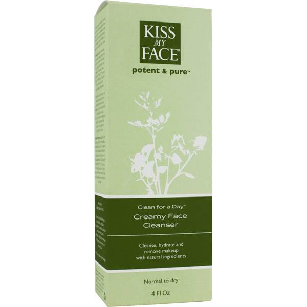 Kiss My Face - Kiss My Face Clean For A Day Creamy Face Cleanser 4 oz