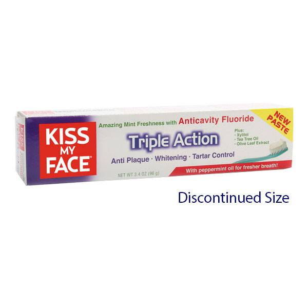 Kiss My Face - Kiss My Face Triple Action Anticavity Toothpaste 3.4 oz