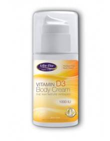 Life-Flo Health Care - Life-Flo Health Care Vitamin D3 Body Cream 1000IU 4 oz