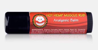 Merry Hempsters - Merry Hempsters Hot Hemp Muscle Rub Tube 0.6 oz