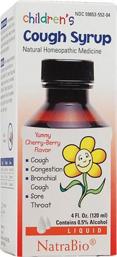 Natra-Bio/Botanical Labs - Natra-Bio/Botanical Labs Children's Cough Syrup 4 oz