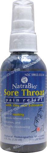 Natra-Bio/Botanical Labs - Natra-Bio Sore Throat Relief 1 oz