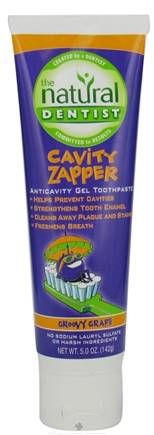 Natural Dentist - Natural Dentist Cavity Zapper Anticavity Gel Toothpaste Groovy Grape 5 oz
