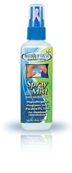 Naturally Fresh - Naturally Fresh Spray Mist Fragrance Free 4 oz
