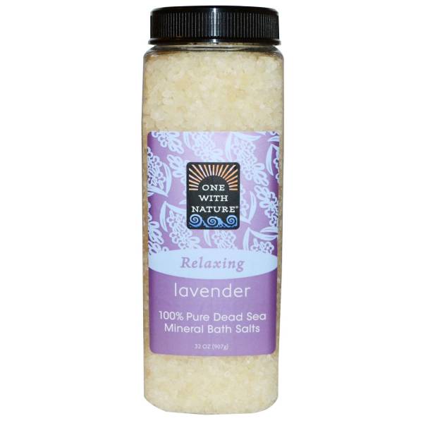 One With Nature - One With Nature Bath Salts Lavender Tangerine 32 oz