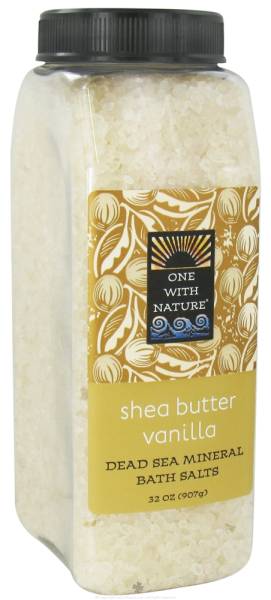 One With Nature - One With Nature Bath Salts Shea Butter Vanilla 32 oz