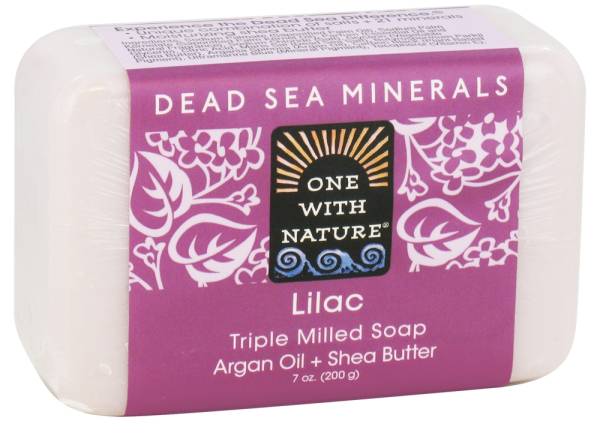 One With Nature - One With Nature Dead Sea Mineral Bars Lilac 7 oz