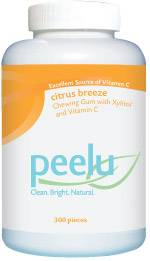 Peelu Company - Peelu Company Gum Citrus Breeze Xylitol with Vitamin C 300 pc