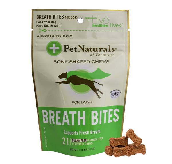 Pet Naturals Of Vermont - Pet Naturals Of Vermont Breath Bites for Dogs 21 pc