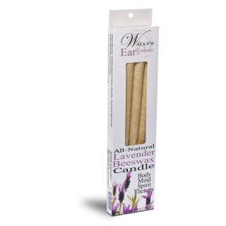 Wally's Natural Products Inc. - Wally's Natural Products Inc. Lavender Beeswax Candles 4 ct